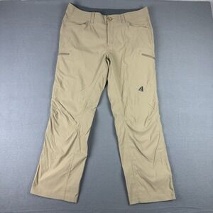 Eddie‎ Bauer Pants Mens 36x30 First Ascent Guide Pro Cargo Hiking Beige Outdoors